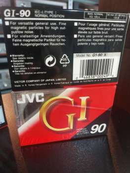 JVC GI 90 Audio Kassetten 4 Stück  von 1992 in OVP original Verpackt